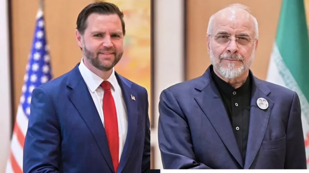 इस्लामाबाद में 21 घंटे चली अमेरिका-ईरान वार्ता के बाद मीडिया से बात करते JD Vance