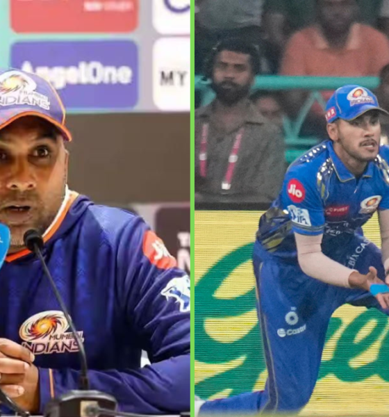 Mumbai Indians IPL 2025 से बाहर: Raj Bawa का आखिरी Over और Mahela का जवाब | Dainik Diary