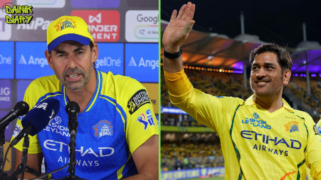 MS Dhoni अगले सीज़न CSK के लिए खेलेंगे? Stephen Fleming ने दिया जवाब | Dainik Diary