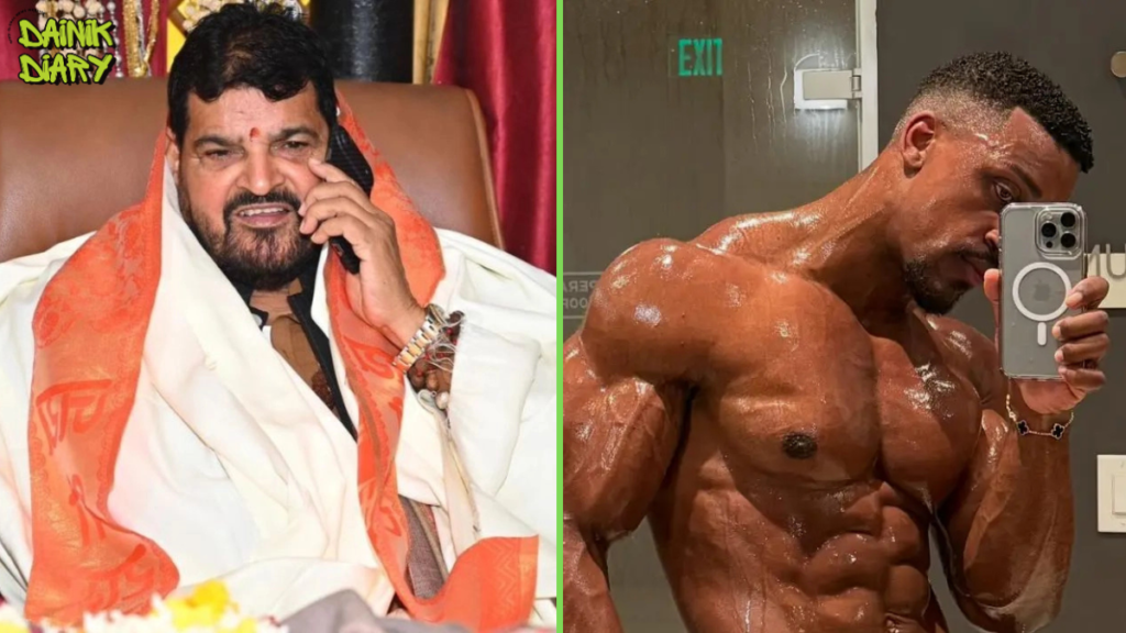 Ashton Hall मिले Brij Bhushan Sharan Singh से Uttar Pradesh में — गदा उठाई, Cricket खेली | Dainik Diary