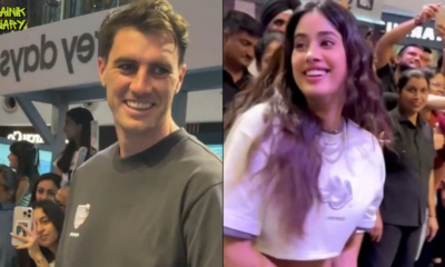 Janhvi Kapoor की गेंद लगी दर्शक को, Pat Cummins के साथ Cricket Match में हुआ मजेदार हादसा — फिर मांगी माफी | Dainik Diary
