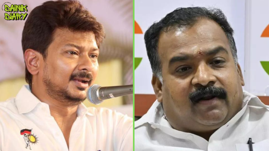 Congress-DMK में टूटी दोस्ती — Udhayanidhi के बयान पर Tagore का पलटवार, Vijay की TVK बनी वजह | Dainik Diary