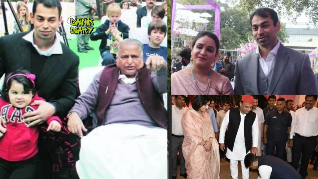 Akhilesh Yadav के भाई Prateek Yadav का परिवार क्यों रहता है राजनीति से दूर जानिए मुलायम परिवार के अनसुने चेहरे 32 Dainik Diary MR Philip 2026 05 20T155410.412