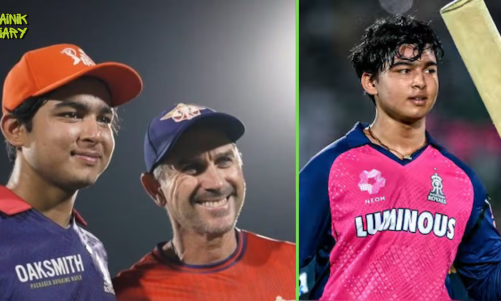 Vaibhav Sooryavanshi ने रोका Interview, Justin Langer की Selfie Request की — दिल जीतने वाला पल | Dainik Diary