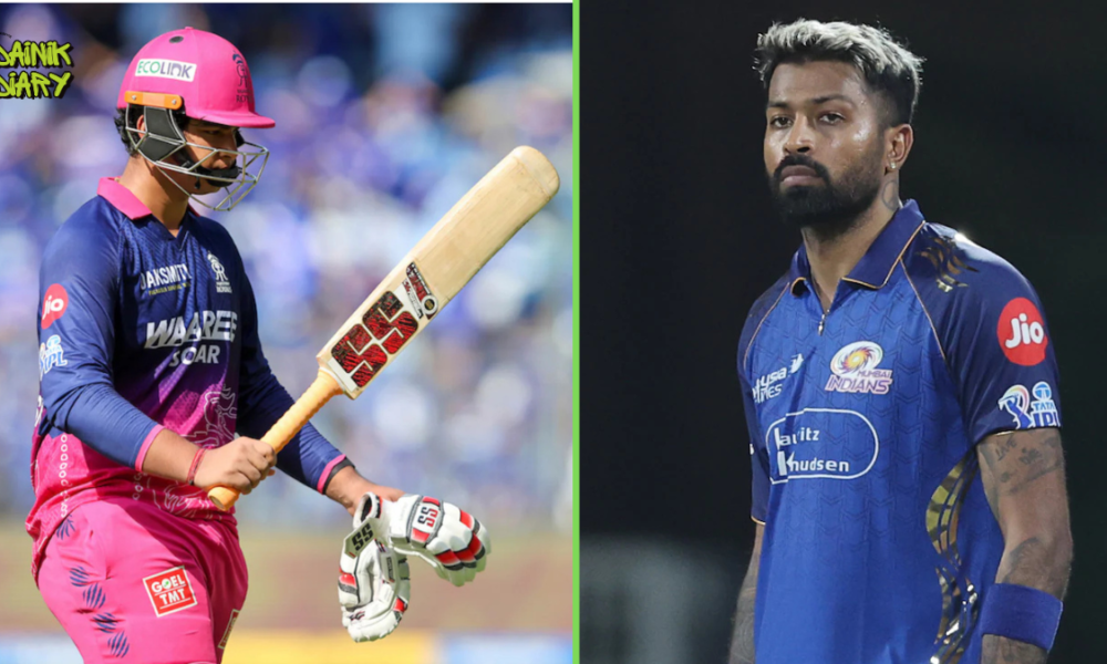 Vaibhav Sooryavanshi जल्दी आउट, Hardik Pandya का Viral Celebration — MI को मिली बड़ी राहत | Dainik Diary
