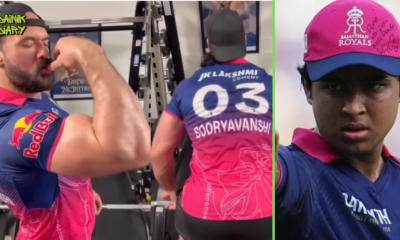 WWE Superstar Drew McIntyre ने पहनी Vaibhav Sooryavanshi की Jersey — "Chosen One" Caption के साथ Video Viral | Dainik Diary