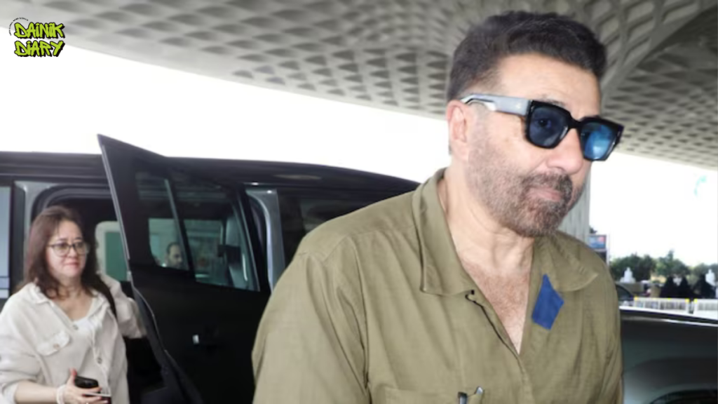 Sunny Deol और पत्नी Pooja Deol की एयरपोर्ट पर Rare Appearance, वायरल हुआ वीडियो