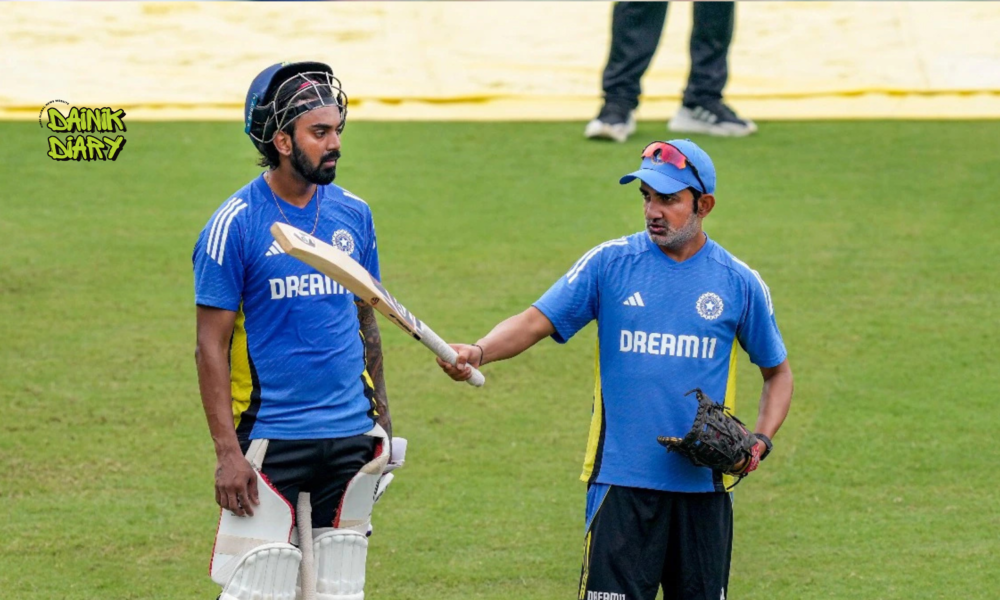 Gambhir Reaction to KL Rahul Six Goes Viral as India Crush Afghanistan in Dharamsala ODI