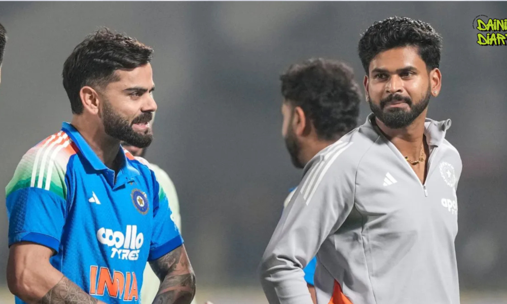 Shreyas Iyer Reaches 3,000 ODI Runs, Equals Dhawan and Surpasses Virat Kohli's Record
