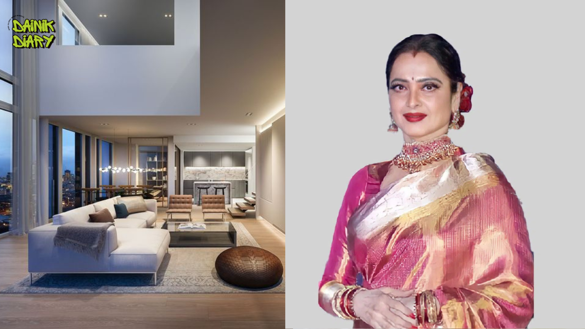 Rekha's iconic sea-facing bungalow 'Basera' in Mumbai blends Mughal-inspired architecture, antique interiors, and timeless luxury, making it one of the city's most admired celebrity homes.