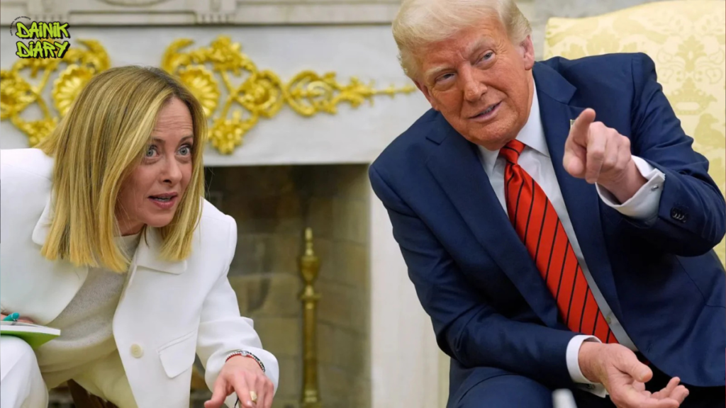 My Popularity Is None Of Your Concern: Trump-Meloni Feud Explodes After G7 Photo Claim What Triggered The Public Clash? 31 Dainik Diary Asad 6 12