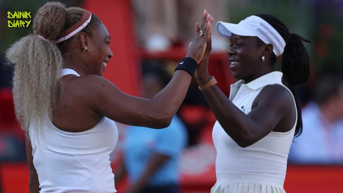Serena Williams Comeback: ‘Mum’s Back at Work’ But Kids Steal the Show