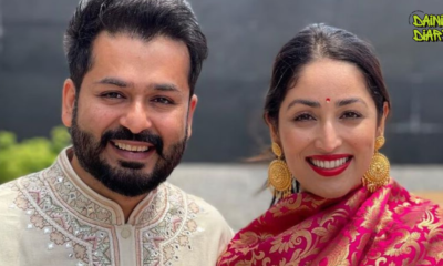 Yami Gautam and Aditya Dhar Visit Mahakaleshwar Temple in Ujjain With Family