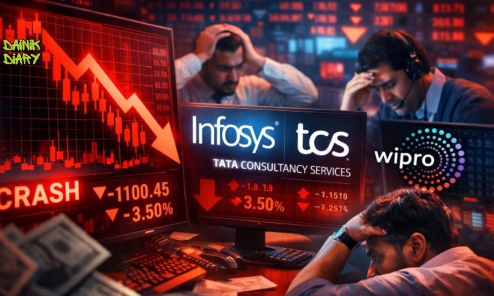 ₹19 Lakh Crore IT Sector Crash: TCS, Infosys, Wipro Fall 50% Amid AI Threat
