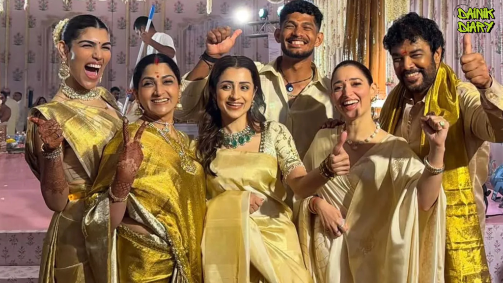 Tamannaah Bhatia Turns Photographer for Trisha Krishnan at Avantika Sundar’s Wedding… Candid Moment Steals the Spotlight 31 Dainik Diary Asad 2026 07 17T150244.742