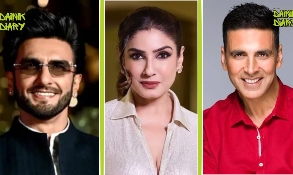 Ranveer Singh Recalls Making Raveena Tandon Uncomfortable and Akshay Kumar's Kind Gesture