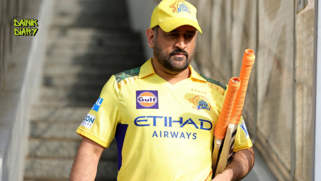 MS Dhoni's ‘Can Barely Walk’ Gesture Leaves Fans Worried… Is the CSK Icon Hinting at an IPL 2027 Farewell? 31 Dainik Diary Zaid 6 16