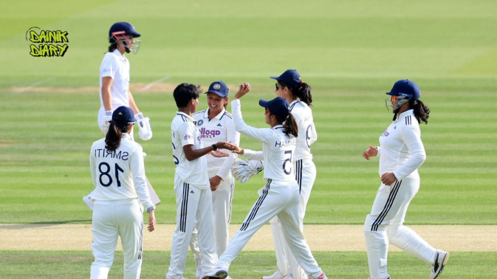 India vs England Women's Test: India Needs Four Wickets for Historic Lord's Victory After Yastika Bhatia's Record Century