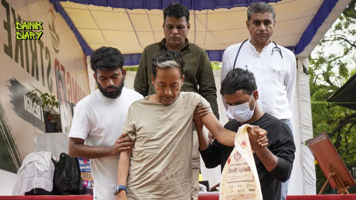 Sonam Wangchuk Ends 23-Day Hunger Strike After JP Nadda Meeting | Dainik Diary