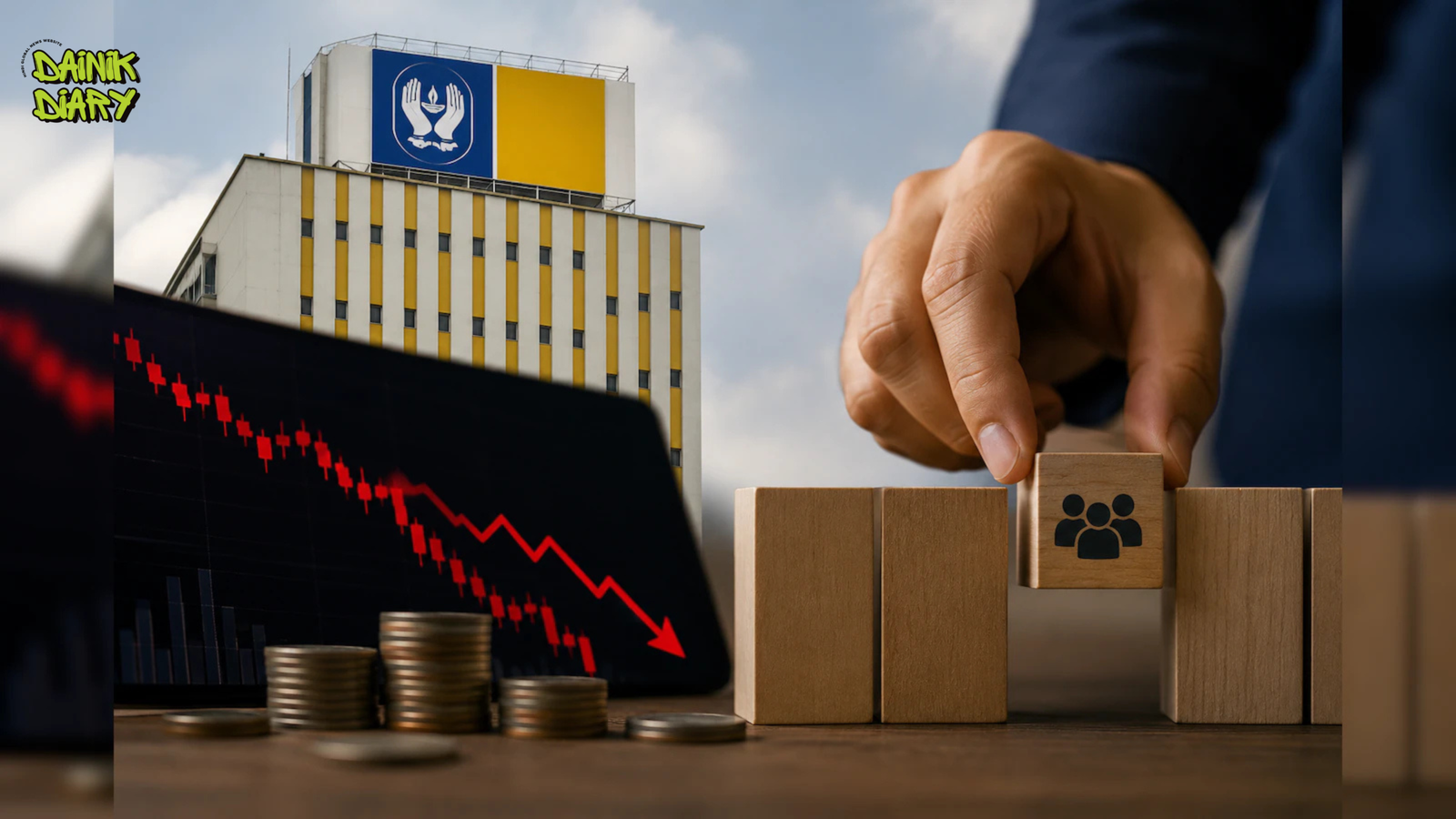 LIC Share Price Falls Over 8% After Government OFS Opens: Here's Why the Stock Is Under Pressure